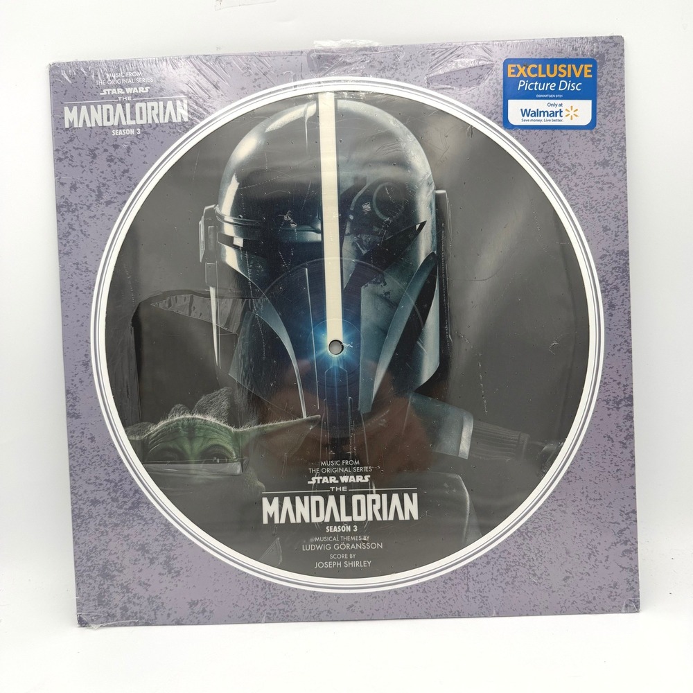 Disney The Mandalorian Season 3 Vinyl LP 12" Multi Walmart Picture Disc SEALED